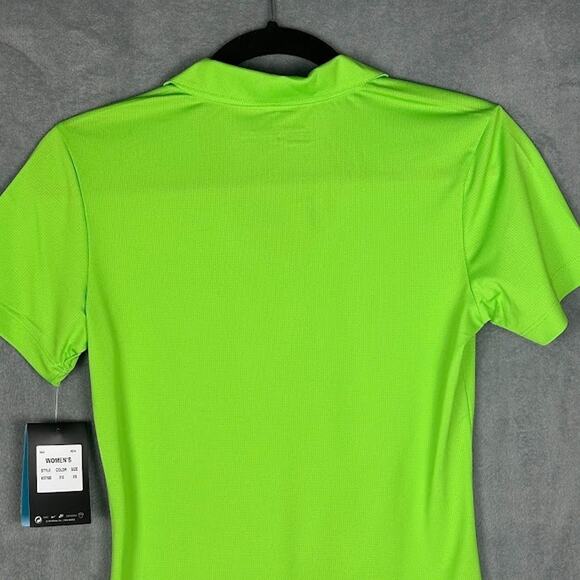 Nike Golf Polo Shirt Womens Extra Small Green Dri Fit Stay Cool Short Sleeve - Picture 7 of 12